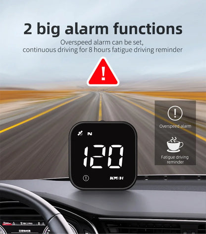 G4S GPS Smart Gauge Head-Up Display for HUD Auto Computer Speedometer Display KMH MPH Time Compass Car Electronics for All Cars