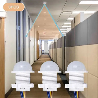 Smart PIR Sensor Detector Switch 110V 220V Human Body Infrared Auto On Off Light For LED Lamp Ceiling Light Panel Lights