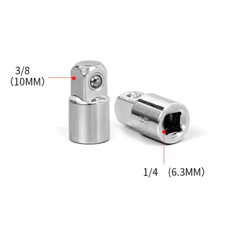 1 Pcs 1/4 3/8 1/2 Ratchet Wrench Socket Adapter Converter Drive Reducer Air Impact Wrench Adapter Repair Hand Tools