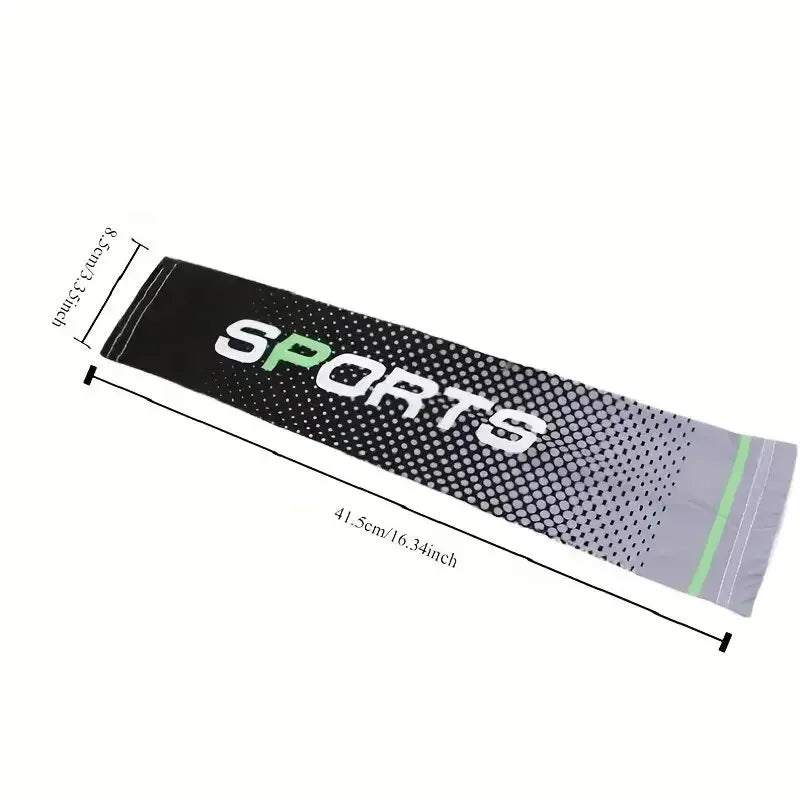 Ice Silk Arm Sleeves UV Protection Anti-Slip Sunscreen for Men & Women Cooling Summer Outdoor Sports Sleeve for Cycling
