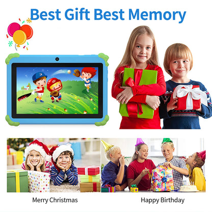 New 5G WiFi Android Tablet Cartoon Pattern 7 Inch Tablet PC Quad Core 4GB RAM 64GB ROM Cheap and Simple Children's Tablets