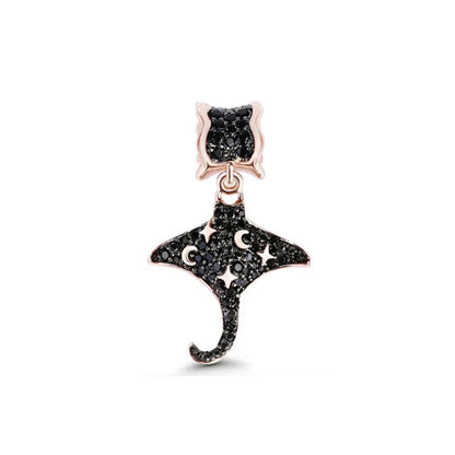 925 Plata Tortuga marina cangrejo Pulpo Dijes Delfín estrella de mar Colgante Ajuste Pulsera Original Mujer DIY Accesorios Joyería Regalo