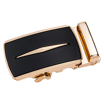 60 Kinds Metal Mens Relacement Belt Buckles Button Sliding Buckle Without Belt Black Gold Blue for 3.5 cm Ratchet Belts ONLY