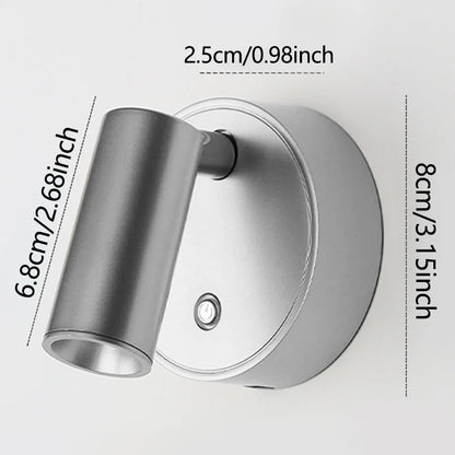 LED Magnetic Wall Lamp, USB Rechargeable, Touch Switch, Adjustable Brightness, Ideal for Bedroom, Dining Room, Party, Art Decor