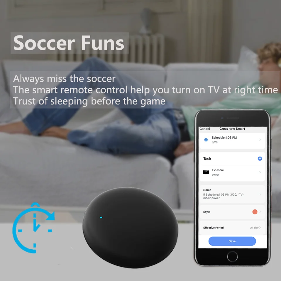 Tuya WiFi IR Remote For Smart Home Automation SmartLife APP Remote Control Universal infraredWork with Alexa SmartThings