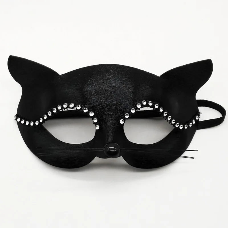 Sexy Lace Mask For Women Masquerade Party Props Halloween Cosplay Costume Accessories Half Face Cover Mask Animals Cat Eye Mask