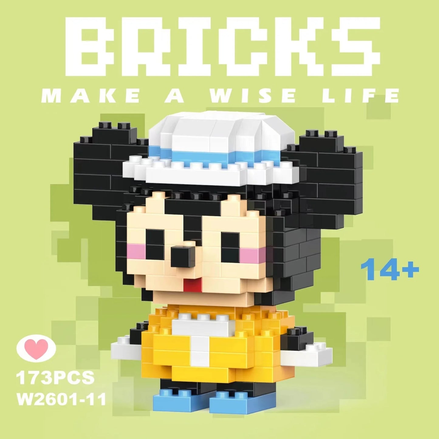 building block toys are luxurious models, suitable educational DIY games, cartoon anime games, building block lovers' desktop