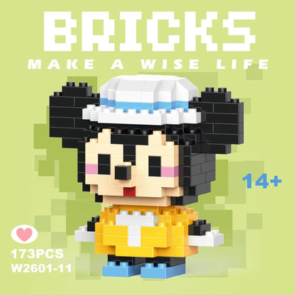 building block toys are luxurious models, suitable educational DIY games, cartoon anime games, building block lovers' desktop