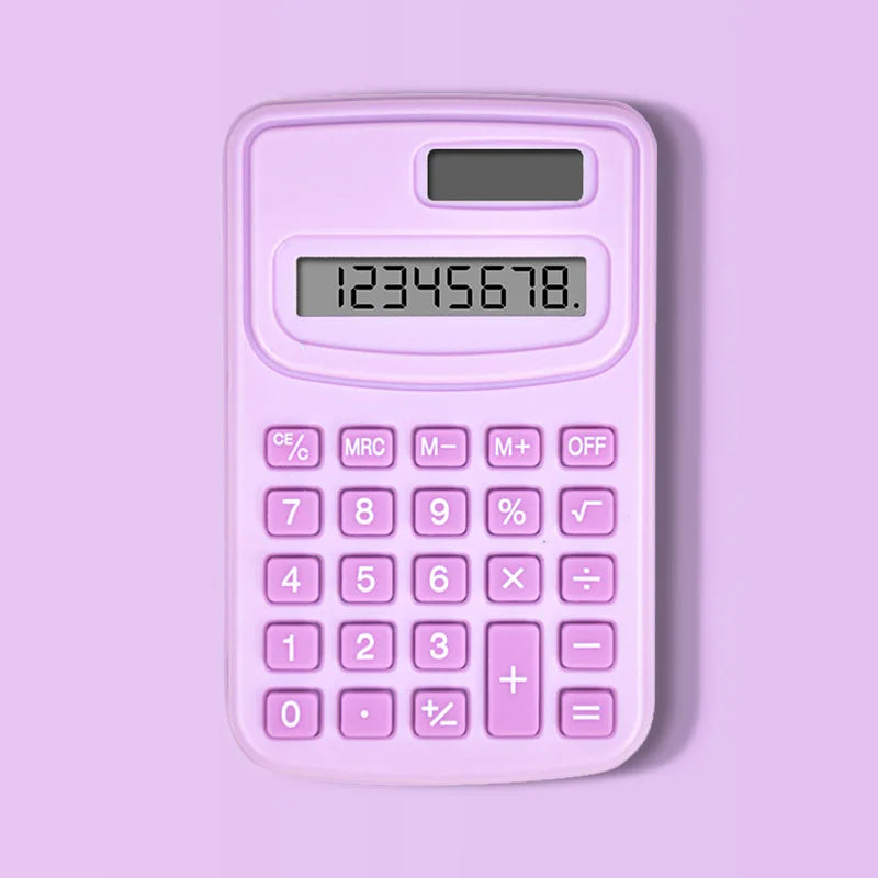 2026 New Small Calculator Silent Calculator Mini Version Learning Auxiliary Portable Calculator