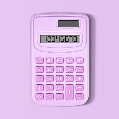 2026 New Small Calculator Silent Calculator Mini Version Learning Auxiliary Portable Calculator