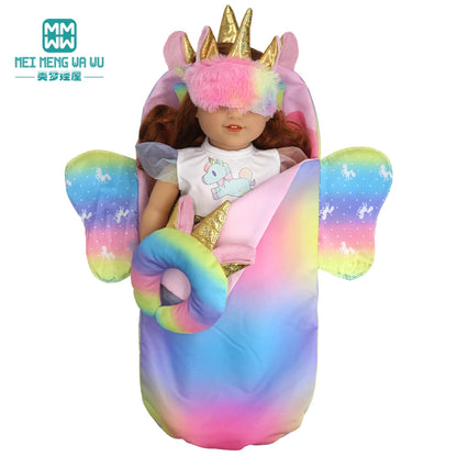 Doll accessories for 15-17 inch newborn doll backpack, seat towel, blanket, toy diaper, panties bag