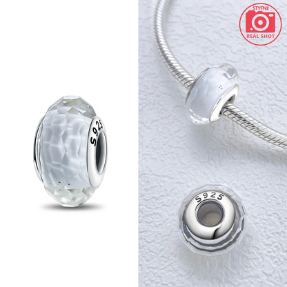 Original 925 Silver Charms Flower Blue Star Green Turtle Glass Beads Fit Bracelet Women DIY Gift Murano Jewelry Accessories