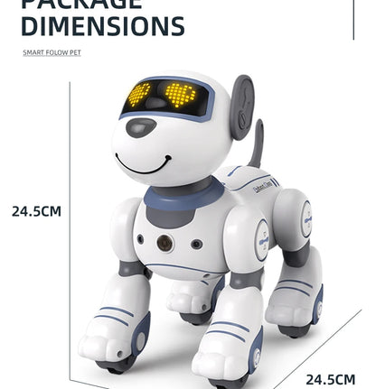Intelligent Remote Control Robot Dog Electronic Stunt Voice Command Programmable Touch-sense Music Song Children's Toys for Boys