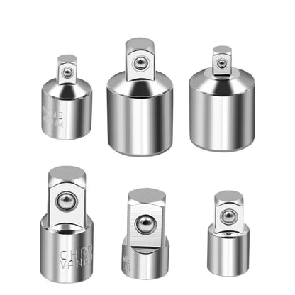 Socket Adapter Ratchet Wrench Adapter 1/2 Large Flywheel 3/8 Medium Flywheel 1/4 Small Flywheel CR-V Chrome Vanadium Steel Set