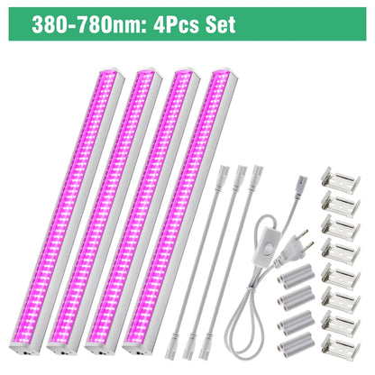 Luz de crecimiento LED de espectro completo para plantas de invernadero 4000K AC100V-265V IP65 resistente al agua para vegetales y flores de interior y exterior