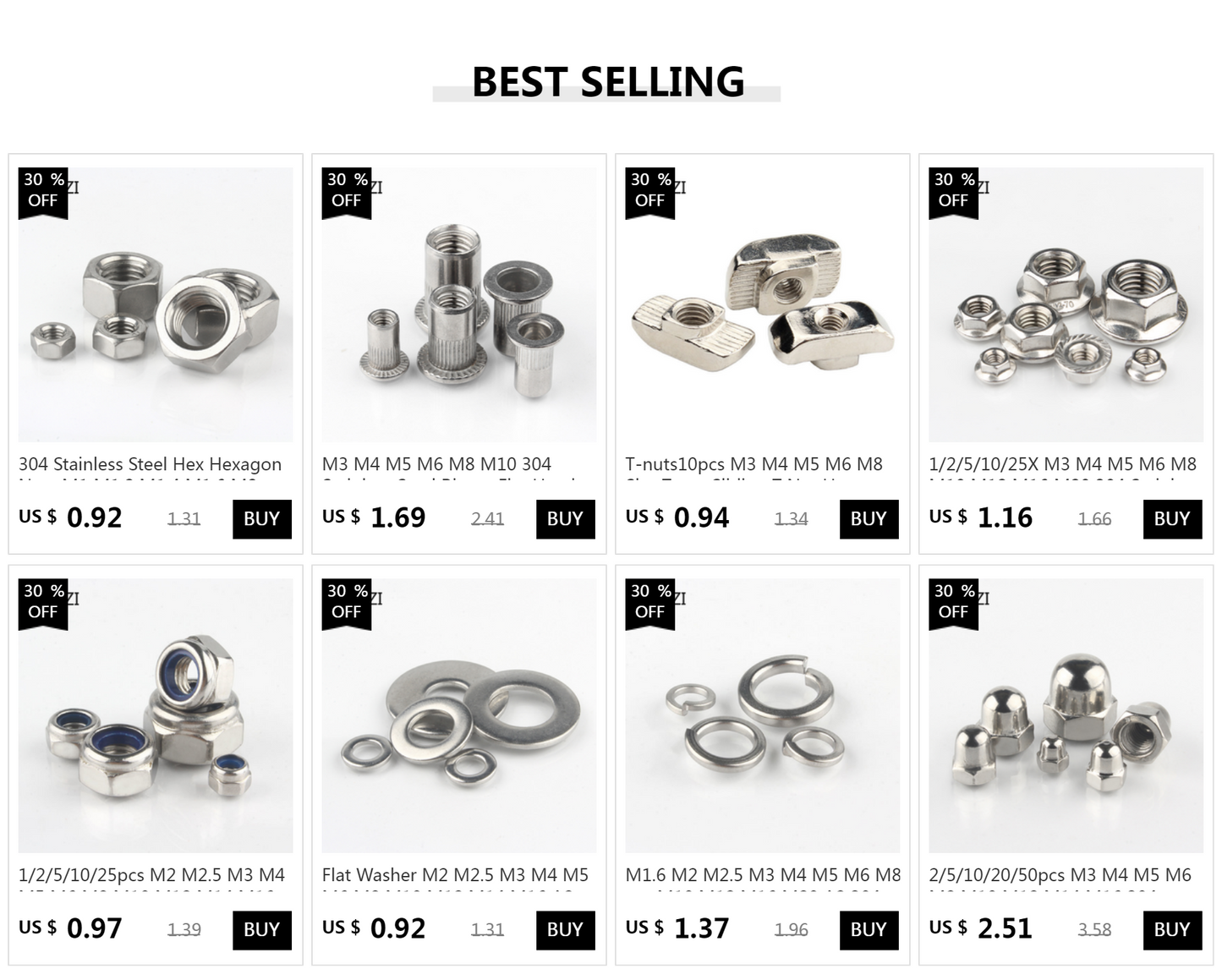 M3 M4 M5 M6 M8 M10 304 Stainless Steel Rivnut Flat Head Threaded Nut Vertical Stripe Rivets Insert Nutsert Cap Rivet Nuts