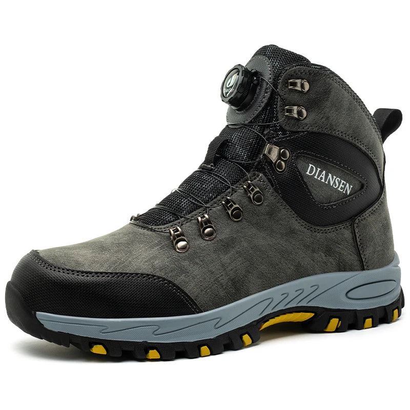 Rotating Button Safety Shoes, Men Work Sneakers, Indestructible Shoes, Puncture-Proof Protective Shoes, Work Boots, Tactical Boots