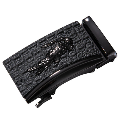60 Kinds Metal Mens Relacement Belt Buckles Button Sliding Buckle Without Belt Black Gold Blue for 3.5 cm Ratchet Belts ONLY