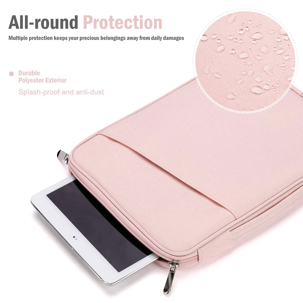 Waterproof Notebook Handle Bag Laptop Sleeve Case For Macbook Air 11 12 13 13.6 M4 M3 M2 iPad Pro 11 Tablet Bag Computer Handbag