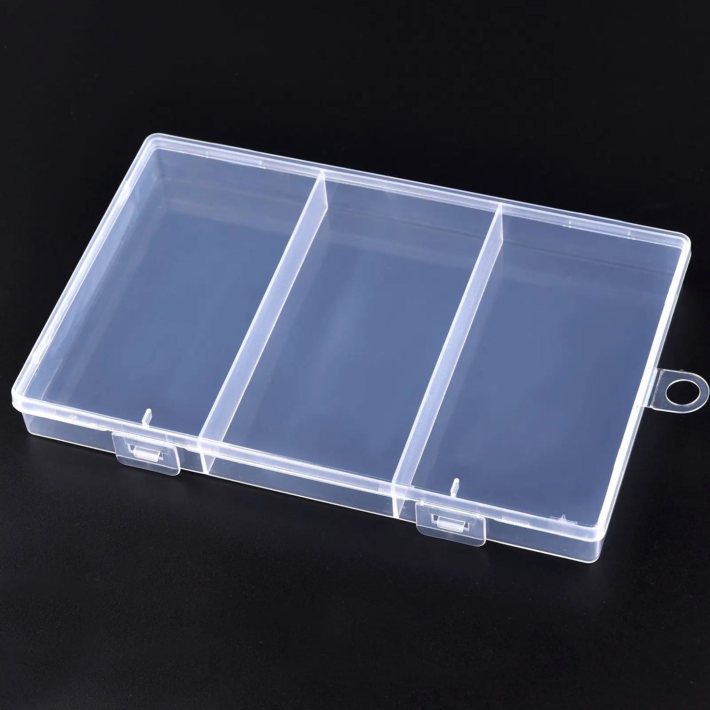 Plastic Transparent Storage Box Jewelry Beads Container Jewelry Tools Accessories Box Small Items Sundries Organizer Case