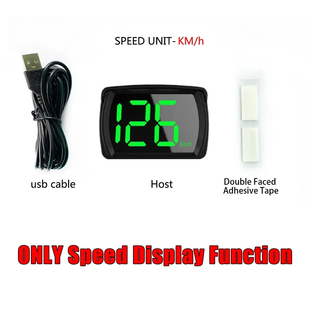 New M22 Car GPS Head-Up Display Speed, RPM (Revolutions Per Minute) in KMH (Kilometers Per Hour) or MPH (Miles Per Hour), HUD GPS Speedometer Projector Screen Dashboard with Odometer and Overspeed Alarm