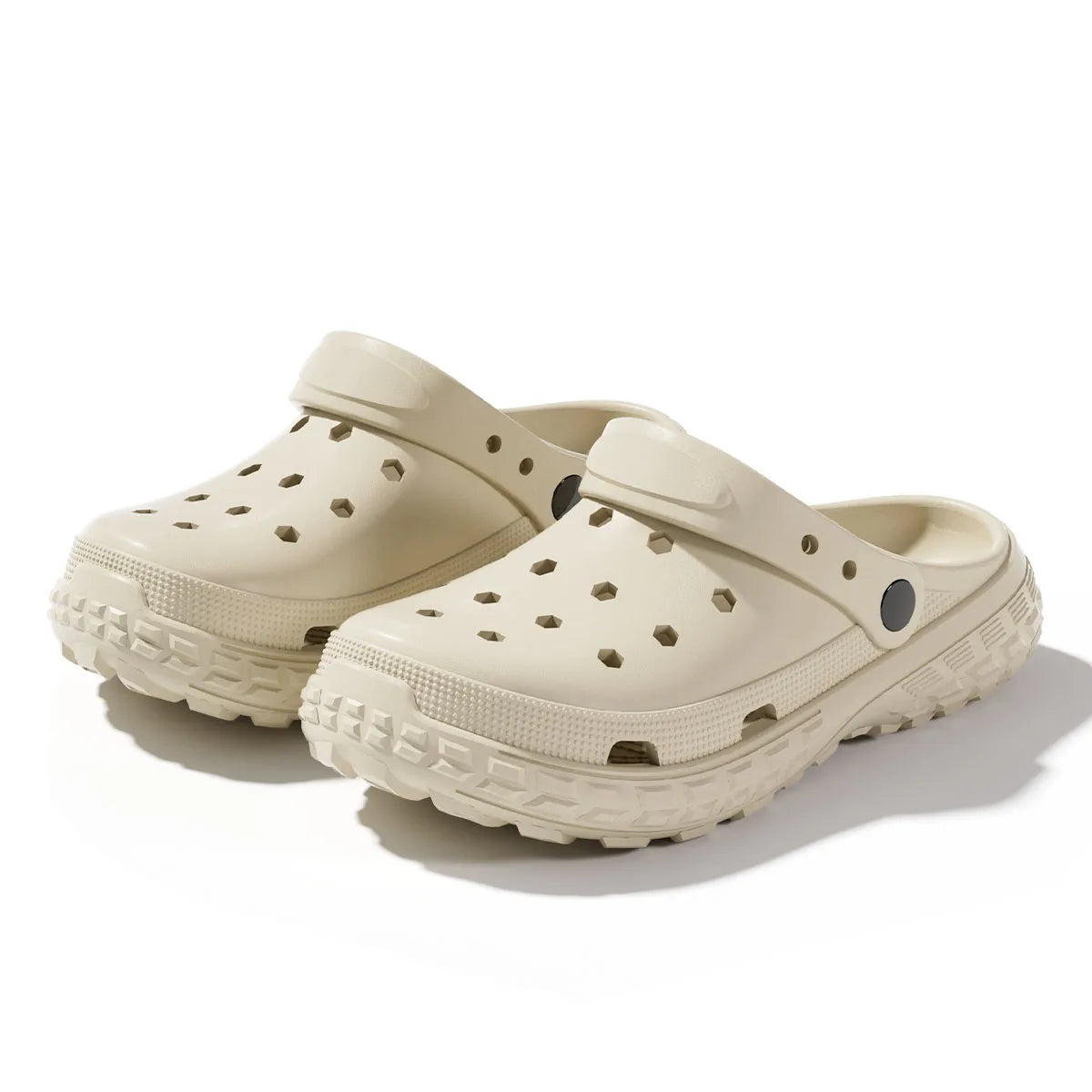 EVA Unisex Hole Shoes, Beach Thick Bottom Outdoor Slippers, Comfortable Breathable Indoor Slippers