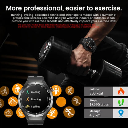 2026 New Bluetooth Smart Watch with Call Function 1.52-inch Customizable Dial Sporty Smartwatch for Men Women Health Monitor