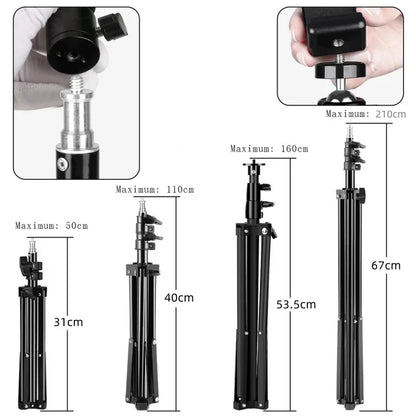 Heavy Duty Metal Alloy Light Stand Tripod for Photo Studio Softbox, Video Flash Reflector Stand, Lighting Background Stand