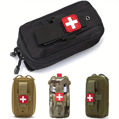 Tactical First Aid Kit Tourniquet Medical Rescue Molle Pouch Survival Gear for Camping Hiking Emergency Preparedness