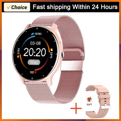 LIGE New Smart Watch, Women Men Ladies Gift, Sport Fitness Men Women Watches, Heart Rate Monitor, Waterproof Smartwatch For Android IOS