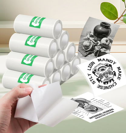 Thermal Printer Papers 57mm Color Papers for Camera Instant Print Kids Camera Printing Inkless Mini Portable Photo Printer