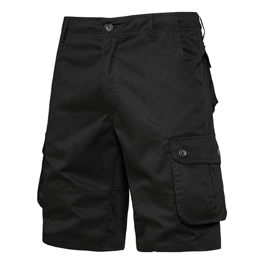 Men's Shorts Loose Large Size Multi-Pocket Overall, Summer Cotton Comfortable Nickel Pants, Outdoor Casual, Sports Beach Pants