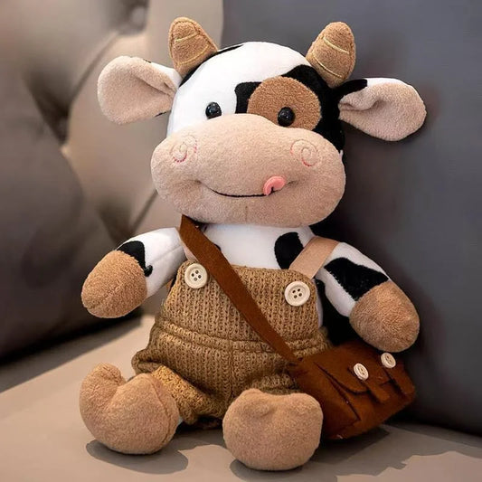 Cute Cow Plush Toy Rag Doll for Girlfriend Children's Toys Gifts Plush Toys Pillow Plushie Stuffed Animal Patung Dolls