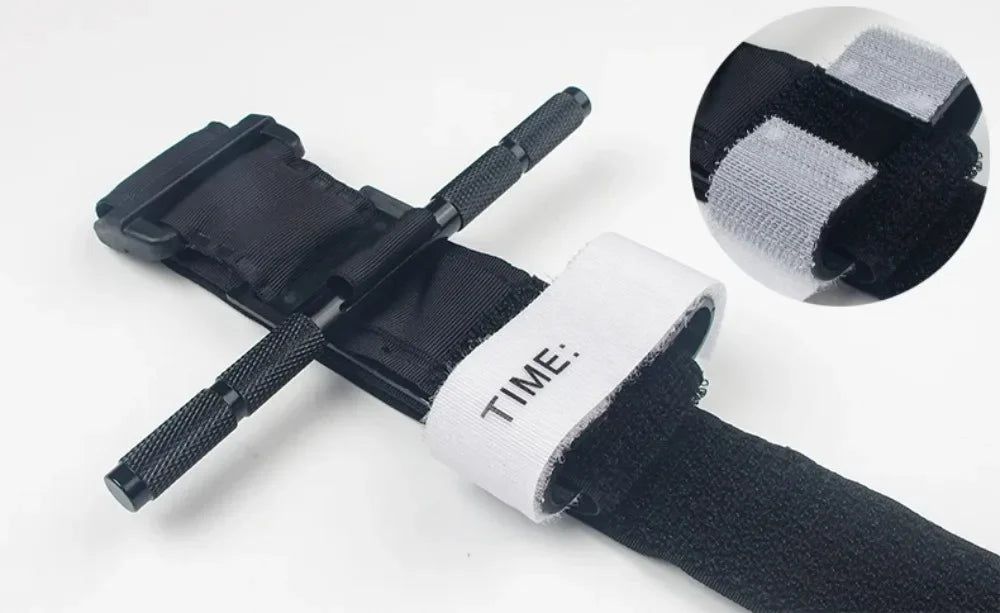 Tactical Emergency Tourniquet Aluminum Rod One-Handed Operation Spinning First-Aid Supplies Rescue Life Outdoor Survival Tool