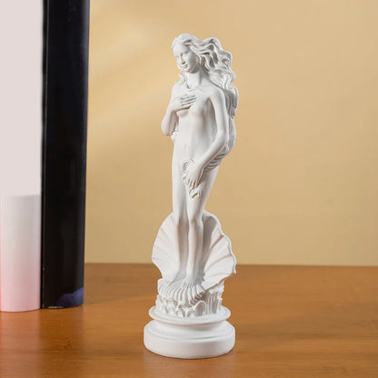 Art Crafts Greek Goddess Aphrodite Figurine Home Room Office Classical Mythology Statue Venus Sexy Woman Sculpture Resin Gift