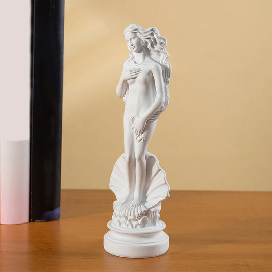Art Crafts Greek Goddess Aphrodite Figurine Home Room Office Classical Mythology Statue Venus Sexy Woman Sculpture Resin Gift