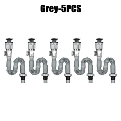 Universal Bathroom Washbasin Anti Blockage Drain Pipe Flexible Stretchable Deodorant Strainer Pipeline Accessories