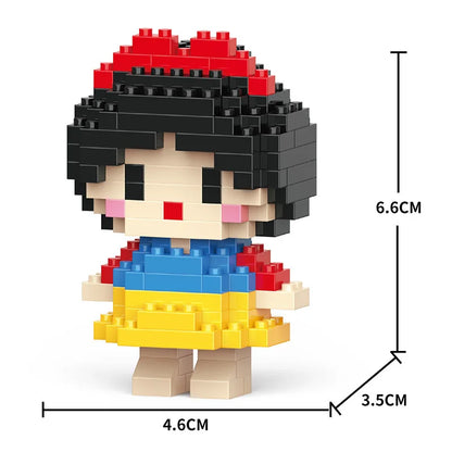 Cartoon Cool Rice Building Blocks Animal Dolls Educational Assembled Toys Ornaments Small Particles Children's Birthday Gifts