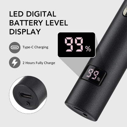 Electric Nose Hair Trimmer For Men Women, High Speed Motor Hair Remover, Lips Eyebrows Razor R Type Cutter Head Trimmer for Nose