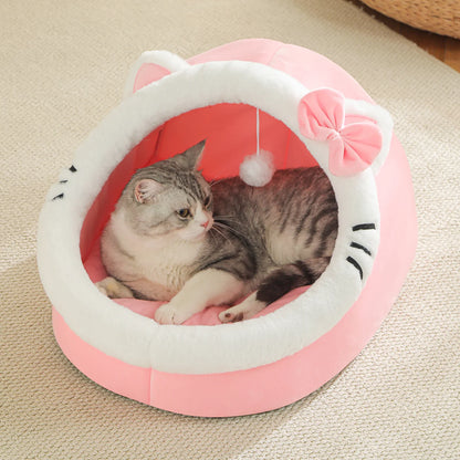 Cama para gatos universal Four Seasons, casa para gatos, cama para mascotas suave y cómoda, bolsa de dormir para cachorros, suministros para mascotas, tienda de campaña, cestas, casa