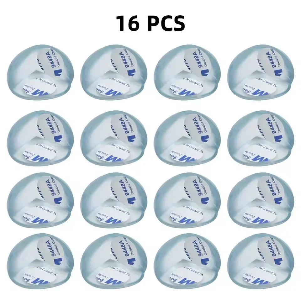 4/8/10/12Pcs Baby Safety Silicone Protector Table Corner Edge Protection Cover Transparent Anti Collision Soft Guard Home Tool