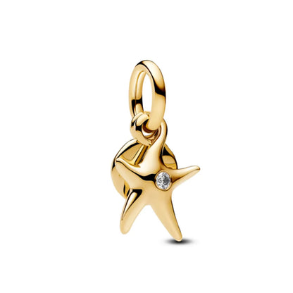 New 925 Silver Octopus crab Charm Bead Sea turtle starfish Seahorse dolphin Pendant Fit Original Bracelet Women DIY Jewelry Gift
