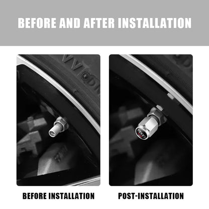 4 unids tapa de válvula de coche, tapas de válvula de rueda, cubierta antipolvo, accesorios de neumático para Audi S line Sports A1 A3 A4 A5 A6 A7 A8 Q2 Q3 Q5 Q7 TT S5 S3 S4