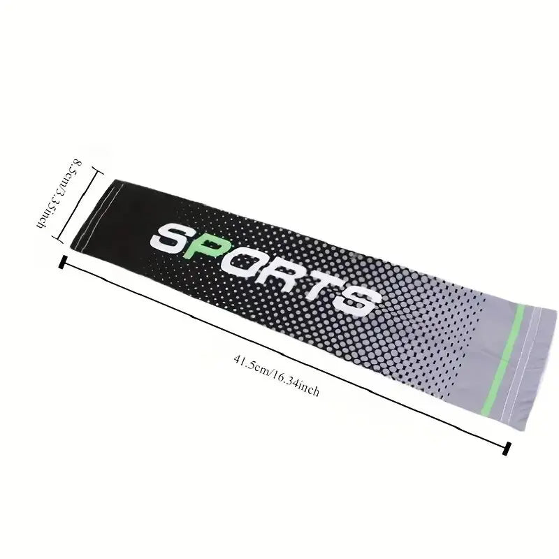 Ice Silk Arm Sleeves UV Protection Anti-Slip Sunscreen for Men & Women Cooling Summer Outdoor Sports Sleeve for Cycling