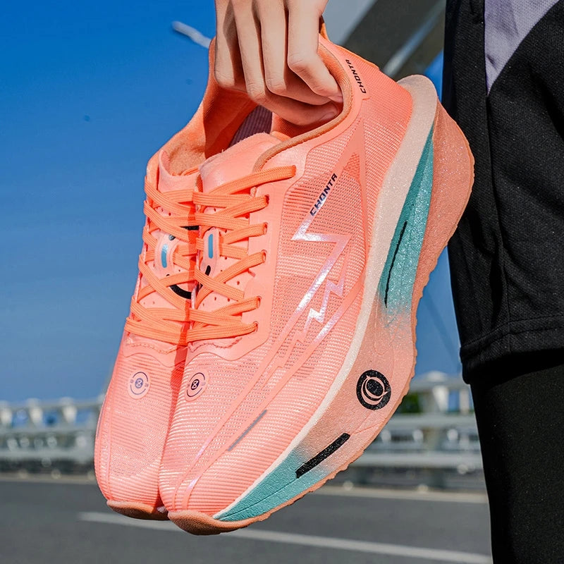 Men's Fashionable Casual Comfortable Sports Running Shoes - Breathable Fabric Upper, Non-Slip, Wear-Resistant, Shock-Absorbing Sole, Round-Toe Lace-Up Casual Running Shoes, Suitable for All Seasons