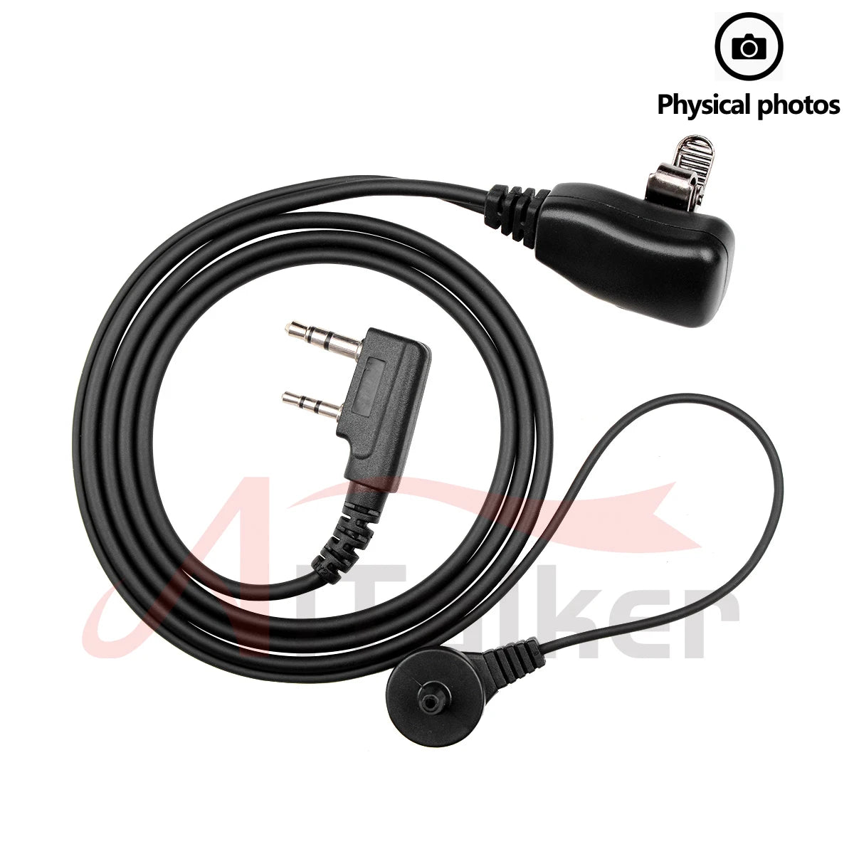 Baofeng UV5R Walkie Talkie Earpiece Quansheng UV-K5 Headset Headphone Earphone For Kenwood UV-5R UV82 UV-17 Radio Switch