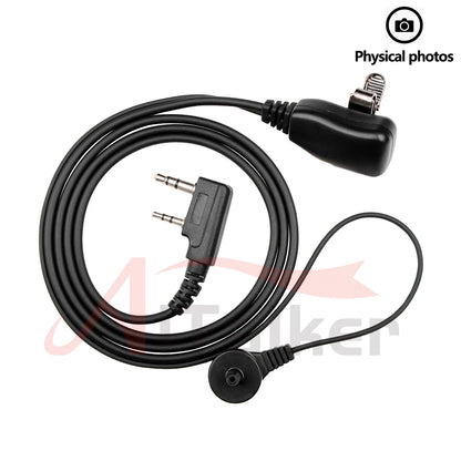 Baofeng UV5R Walkie Talkie Earpiece Quansheng UV-K5 Headset Headphone Earphone For Kenwood UV-5R UV82 UV-17 Radio Switch