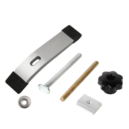 Quick Acting T-Track Hold Down Clamp with T Bolts Slider Aluminum Alloy Woodworking Clamps for Routers Drill Presses Table Saw