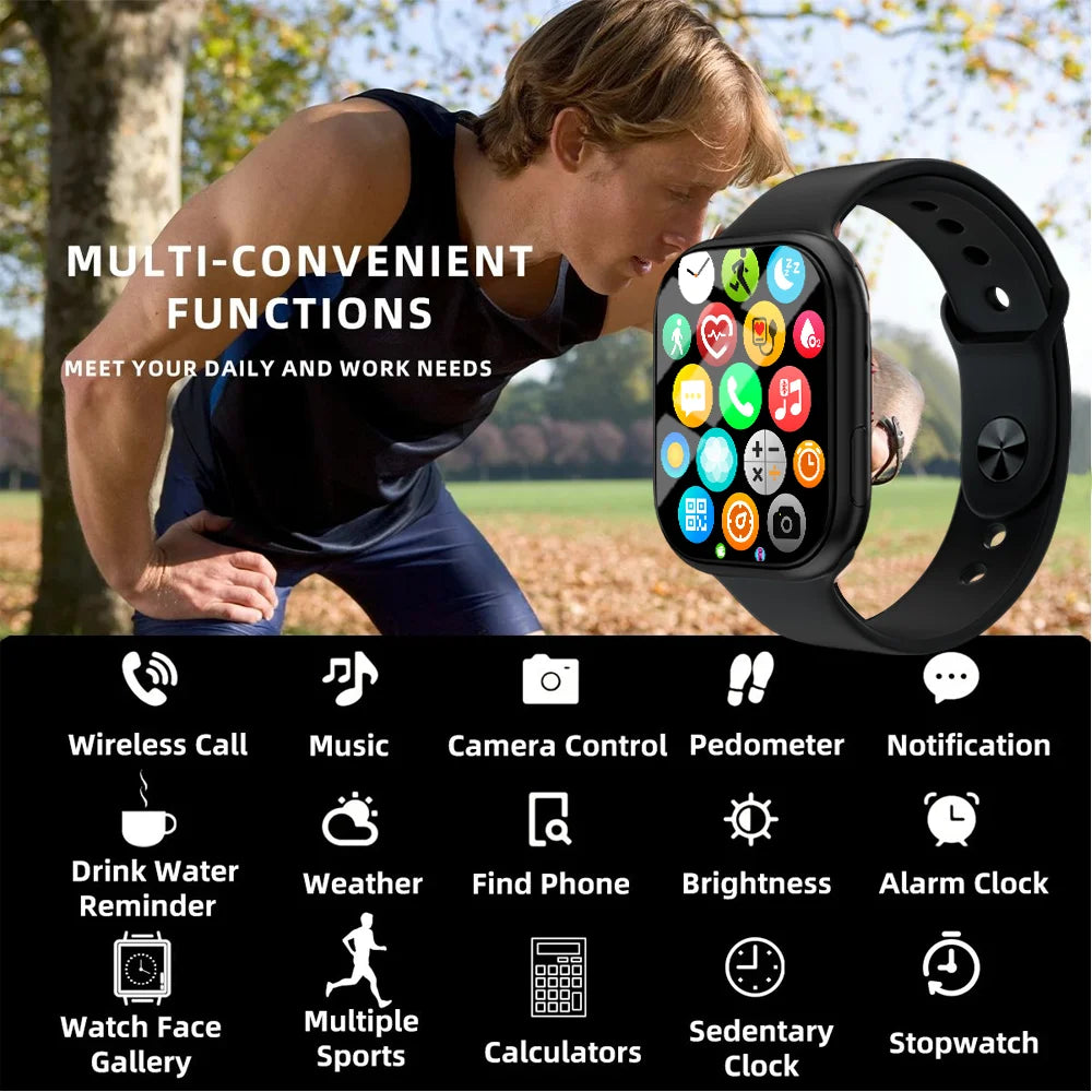 Smart Watch, Bluetooth Voice Call, Healthy Sports Bracelet, Fitness Tracker, Smart Watch For Men Women, Holiday Gift, LAXASFIT Series 10