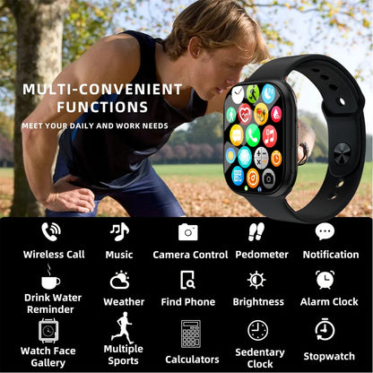 Smart Watch, Bluetooth Voice Call, Healthy Sports Bracelet, Fitness Tracker, Smart Watch For Men Women, Holiday Gift, LAXASFIT Series 10